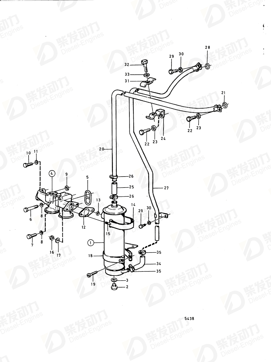 volvo penta Guide washer 468652 Drawing volvo penta Guide washer 468652 Drawing